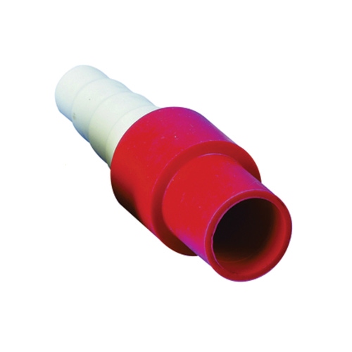 Immagine di Tecnogas raccordo adattatore ø 18 mm in PVC, colore rosso 11842