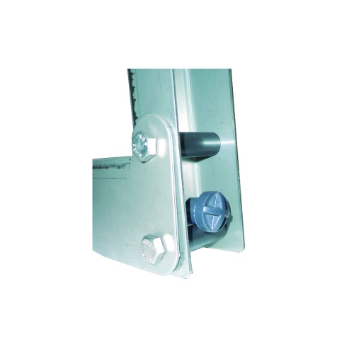 Immagine di Tecnogas coppia staffa STAR smontata L.80 H.44 P.45 cm, in acciaio inox 11111