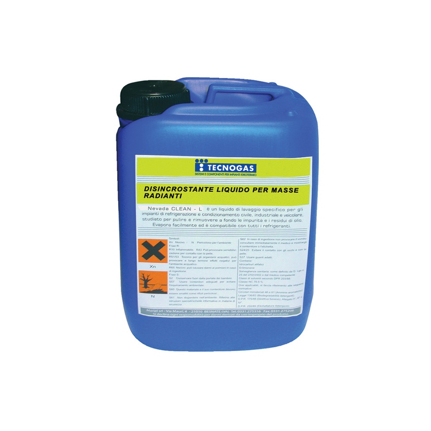 Immagine di Tecnogas liquido detergente specifico per lavaggio unità esterne ed interne 5 litri 11606
