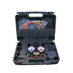 Immagine di Tecnogas Kit manometrico completo, a 4 vie, per gas R410 A  11530