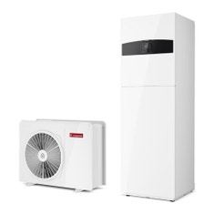 Immagine di Ariston NIMBUS COMPACT 120 S T NET R32 Pompa di calore trifase inverter split aria/acqua per riscaldamento, raffrescamento e ACS con bollitore da 180 litri integrato - 1 zona 3302228