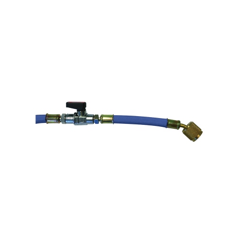 Immagine di Tecnogas tubazione flessibile 1/4 SAE x 1/4 SAE, per vuoto e carico, per gas R22-TR422 B-R404 A-R407 C-R134A-R410 A, colore blu 11492