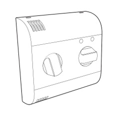 Immagine di Aermec Interfaccia utente a parete controllabile tramite comando VMF-IR VMF-E3