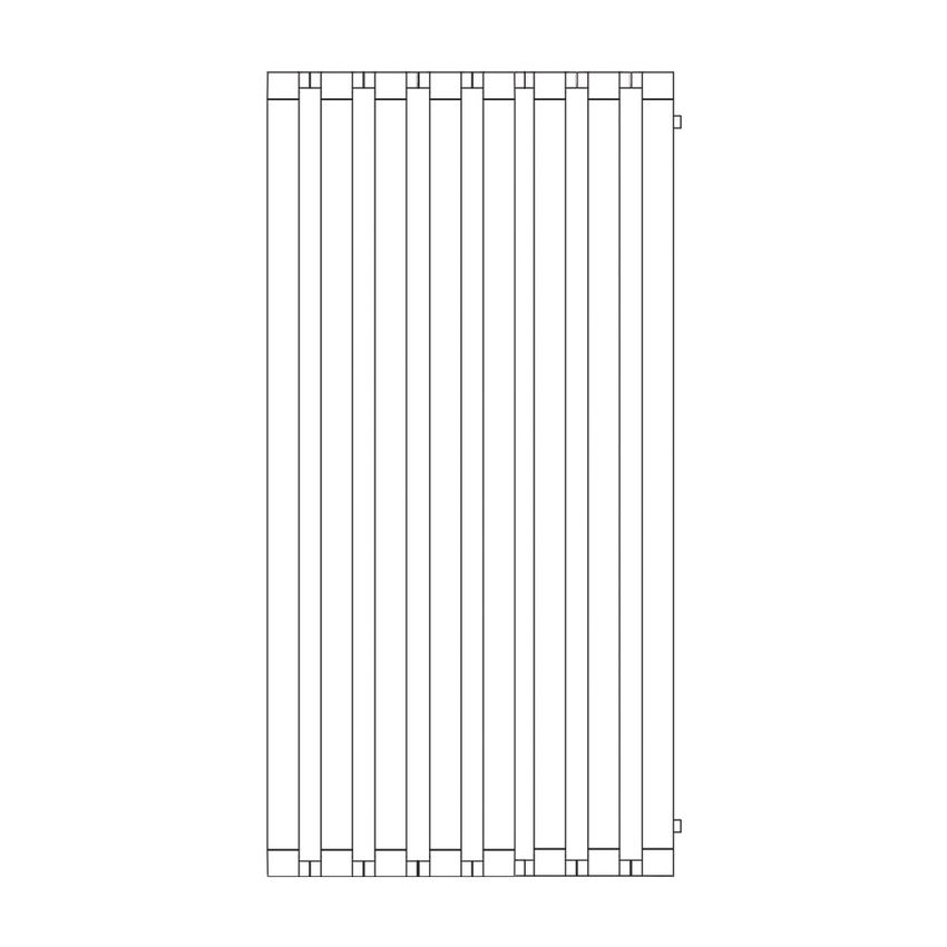 Immagine di Irsap STEP_V radiatore 8 elementi H.200 L.91 P.10,7 cm, colore bianco perla finitura ruvido SE120000816IR01