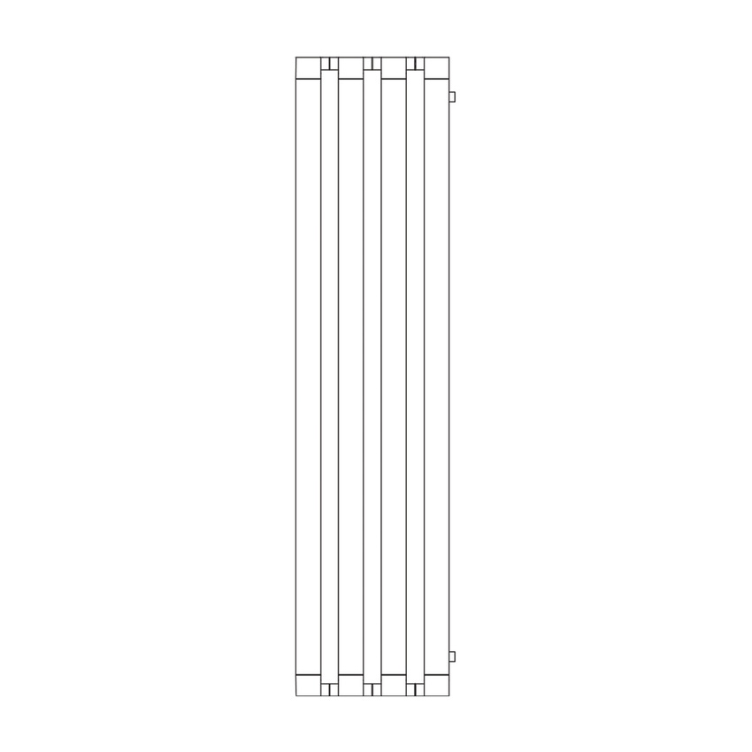 Immagine di Irsap STEP_V radiatore 4 elementi H.180 L.43 P.10,7 cm, colore bianco perla finitura ruvido SE1180000416IR01