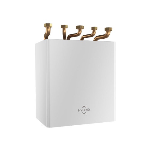 Immagine di Ariston GENUS ONE HYBRID PLUS 24/50 NET R32 Sistema ibrido composto da pompa di calore integrata con caldaia a condensazione SOLO riscaldamento per riscaldamento e raffrescamento 3302461