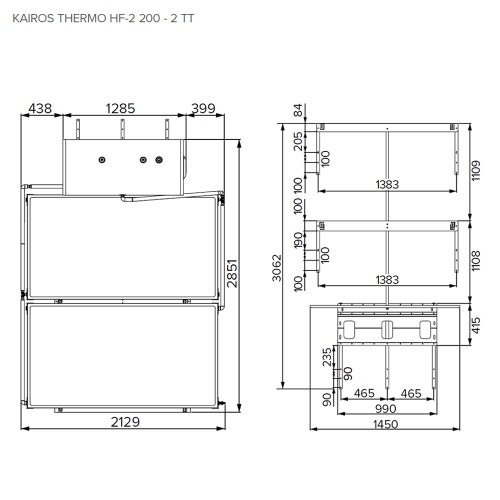 Immagine di Ariston KAIROS THERMO HF-2 200-2 TT IT Sistema solare termico a circolazione naturale con accumulo e 2 collettori orizzontali, installazione a TETTO 3022446