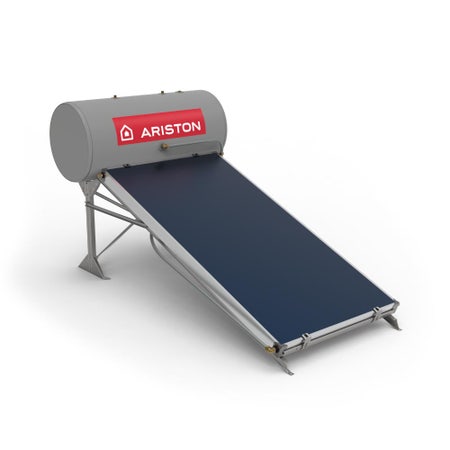 Immagine di Ariston KAIROS THERMO GR-2 150-1 TR Sistema solare termico a circolazione naturale con accumulo e e 1 collettore verticale, installazione a TERRA 3022486