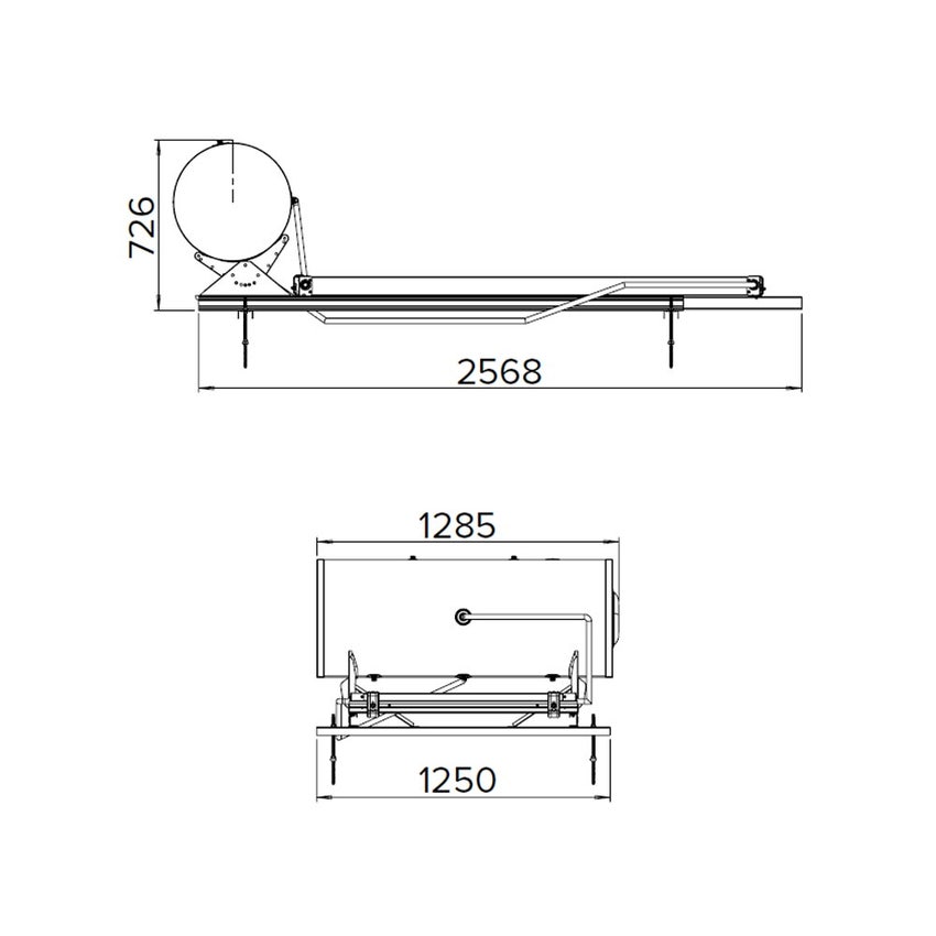 Immagine di Ariston KAIROS THERMO GR-2 150-1 TT Sistema solare termico a circolazione naturale con accumulo e e 1 collettore verticale, installazione a TETTO 3022489
