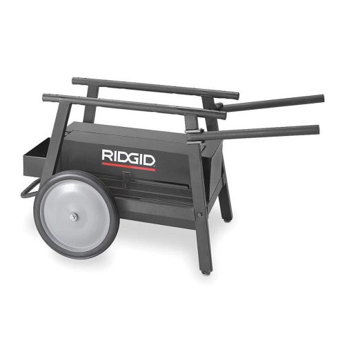 Immagine di Ridgid 200A Cavalletto con 2 ruote e cassone portautensili per filettatrice 1224 e 300 Compact 92467
