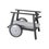 Immagine di Ridgid 150A Cavalletto con 2 ruote e ripiano per filettatrice 1224 e 300 Compact 92462