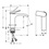Immagine di Hansgrohe VIVENIS miscelatore monocomando per lavabo 110, Coolstart, senza tirante, finitura cromo 75024000