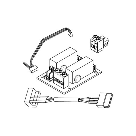 Immagine di Beretta BE09 Scheda con doppio relè multifunzione per gestione circolatore supplementare o valvola di zona e kit remotazione allarmi 20192808