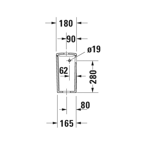 Immagine di Duravit SOLEIL cassetta di sciacquo 6/3 l, con batteria Dual Flush, pulsante cromato, per attacco sinistra, destra o centrale alto, colore bianco finitura lucido 0945000005