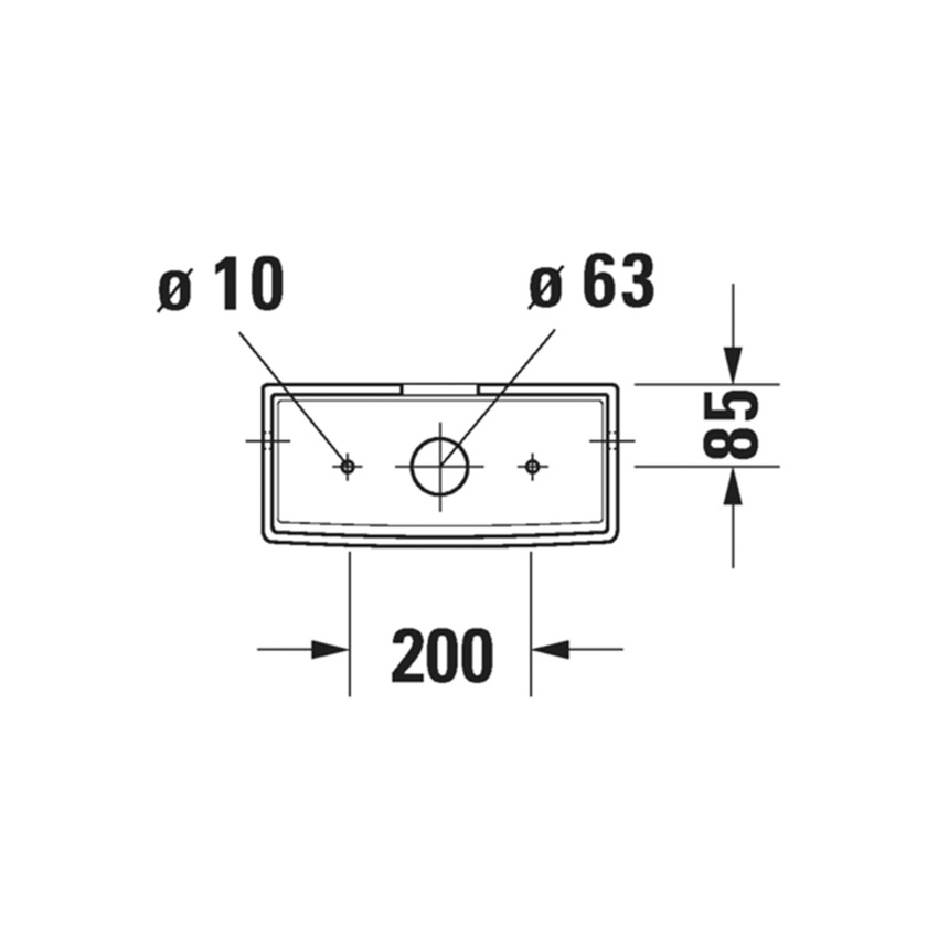 Immagine di Duravit SOLEIL cassetta di sciacquo 6/3 l, con batteria Dual Flush, pulsante cromato, per attacco sinistra, destra o centrale alto, colore bianco finitura lucido 0945000005