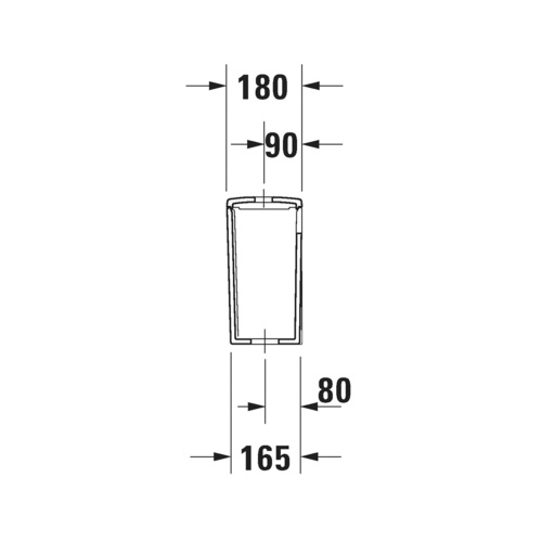 Immagine di Duravit SOLEIL cassetta di sciacquo 6/3 l, con batteria Dual Flush, pulsante cromato, per attacco sinistro basso, colore bianco finitura lucido 0945100005