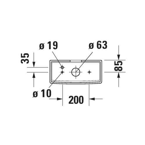 Immagine di Duravit SOLEIL cassetta di sciacquo 4.5/3 l, con batteria Dual Flush, pulsante cromato, per attacco sinistro basso, colore bianco finitura lucido 0945100085