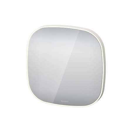 Immagine di Duravit ZENCHA specchio quadrato 50 cm, con illuminazione Led perimetrale, versione "App", colore bianco finitura opaco ZE7065000000000