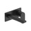 Immagine di Duravit TULUM miscelatore monocomando per lavabo, a parete, senza corpo incasso, colore nero finitura opaco TU1070004046