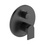 Immagine di Duravit TULUM miscelatore monocomando doccia, ad incasso, senza corpo incasso, con deviatore, colore nero finitura opaco TU4210012046