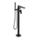 Immagine di Duravit TULUM miscelatore monocomando vasca a pavimento, con deviatore, senza corpo incasso, colore nero finitura opaco TU5250000046