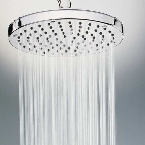 Immagine di Bossini OKI soffione Ø 20 cm, con braccio doccia P.30 cm, finitura cromo H19405G00030009