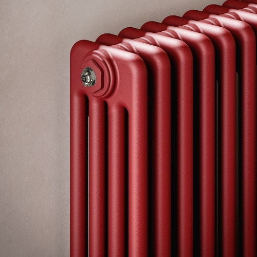 Immagine di Irsap TESI 4 radiatore 10 elementi L.45 H.60 P.13,9 cm, colore nero finitura opaco RT4060010K1IRNON