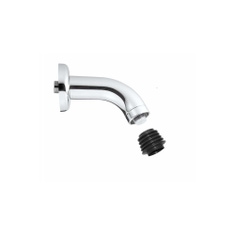 Immagine di Bossini Braccio doccia, L.15 cm, in ottone, con soffietto coprisnodo, finitura cromo H41000A00030003