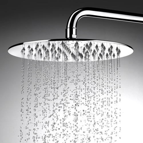 Immagine di Bossini TETIS soffione rotondo Ø 25 cm, in acciao inox, 1 getto, finitura cromo I00871000030005