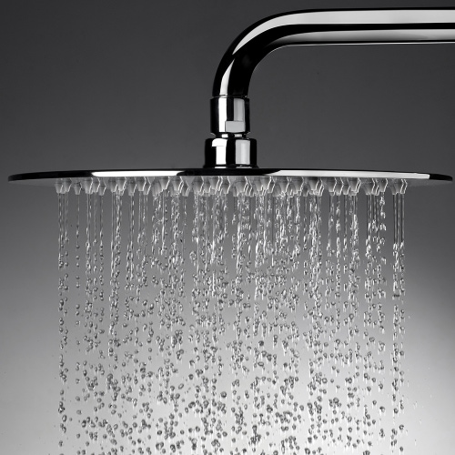 Immagine di Bossini TETIS soffione rotondo Ø 30 cm, in acciao inox, 1 getto, finitura cromo I00872000030005