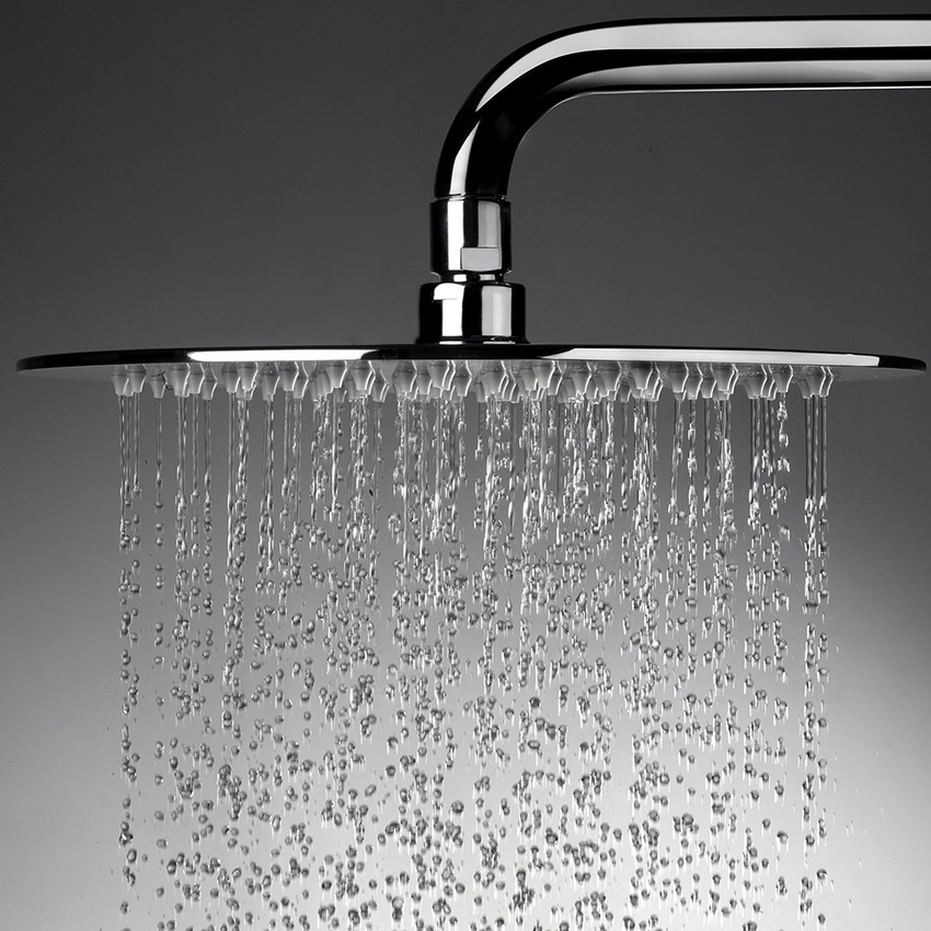 Immagine di Bossini TETIS soffione rotondo Ø 30 cm, in acciao inox, 1 getto, finitura cromo I00872000030005