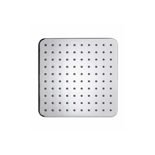 Immagine di Bossini COSMO soffione quadrato 23 cm, in ottone, autopulente con snodo, finitura cromo I00597000030005