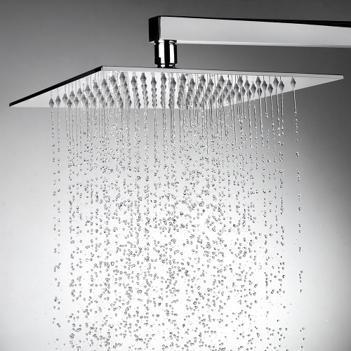 Immagine di Bossini TETIS soffione 25 cm, in acciao inox, 1 getto, finitura cromo I00874000030005