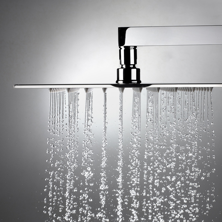 Immagine di Bossini TETIS soffione 25 cm, in acciao inox, 1 getto, finitura cromo I00874000030005