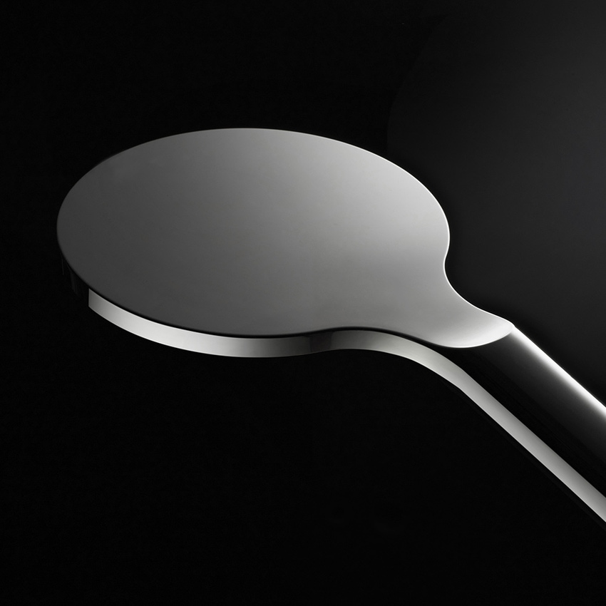 Immagine di Bossini APICE doccetta Ø14 cm, monogetto, con diffusore in gomma termoplastica, con funzione Easy Clean, finitura cromo B00900000030005