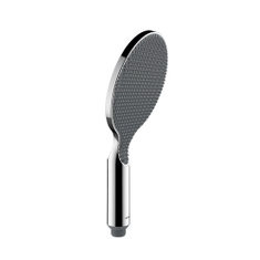 Immagine di Bossini APICE doccetta Ø14 cm, monogetto, con diffusore in gomma termoplastica, con funzione Easy Clean, finitura cromo B00900000030005