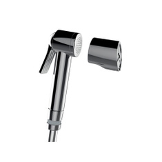 Immagine di Bossini APICE kit doccetta bidet con supporto fisso e flessibile Cromolux 125 cm, finitura cromo C98042B00030005