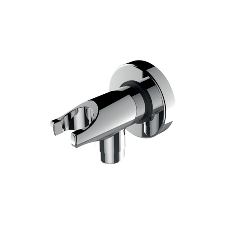 Immagine di Bossini APICE supporto doccetta, in ottone, con presa acqua, finitura cromo CE3000000030003