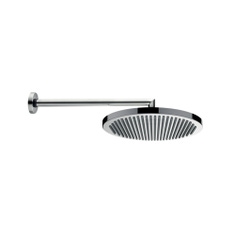 Immagine di Bossini APICE set composto da soffione Ø 28 cm e braccio doccia ad angolo P.35 cm, finitura cromo H70430H00030005