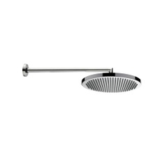 Immagine di Bossini APICE set composto da soffione Ø 28 cm e braccio doccia ad angolo P.40 cm, finitura cromo H70430I00030005