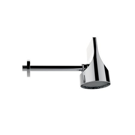 Immagine di Bossini APICE set soffione Spot Ø 10 cm orientabile, con diffusore in gomma termoplastica e braccio, con funzione Easy Clean, finitura cromo HH1000000030005