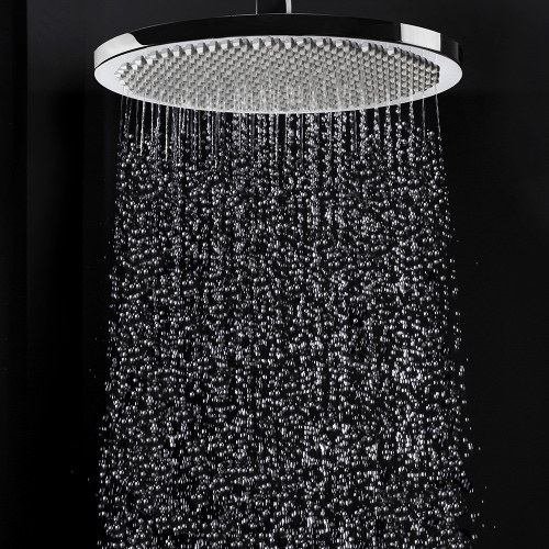 Immagine di Bossini APICE soffione Ø 28 cm, con diffusore il silicone, con funzione Easy Clean, finitura cromo I00430000030005