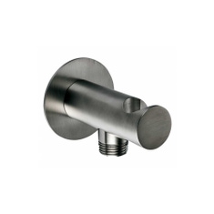 Immagine di Bossini ACCIAIO INOX supporto doccia in acciaio, con presa acqua, finitura inox INC002000075005