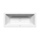 Kaldewei CONODUO vasca rettangolare L.180 P.80 cm, con COMBIMASSAGE BODY & SOUL, in acciaio smaltato, colore bianco alpino 235160000001