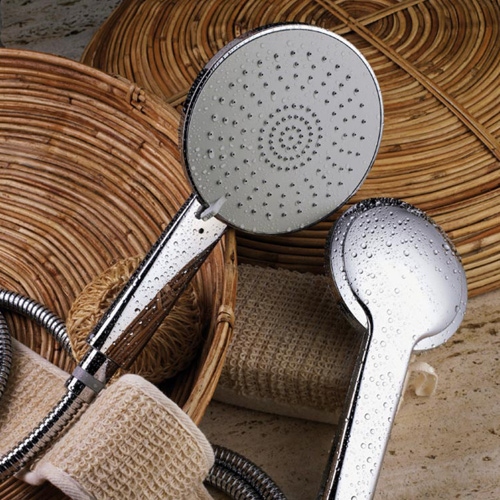 Immagine di Bossini MIXA/3 FITAIR doccia Ø 14 cm, 3 getti, con sistema Fitair, tre tipi di getto (Wide Rain, Rain concentrated, Combined Rain), finitura cromo B00168000030005