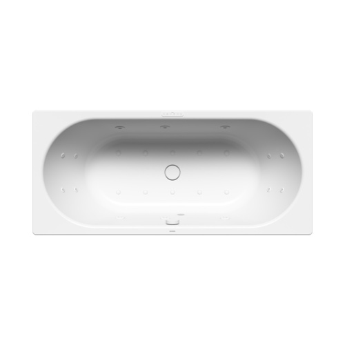 Immagine di Kaldewei CENTRO DUO vasca rettangolare L.170 P.75 cm, con COMBIMASSAGE BODY & SOUL, in acciaio smaltato, colore bianco alpino 283260000001