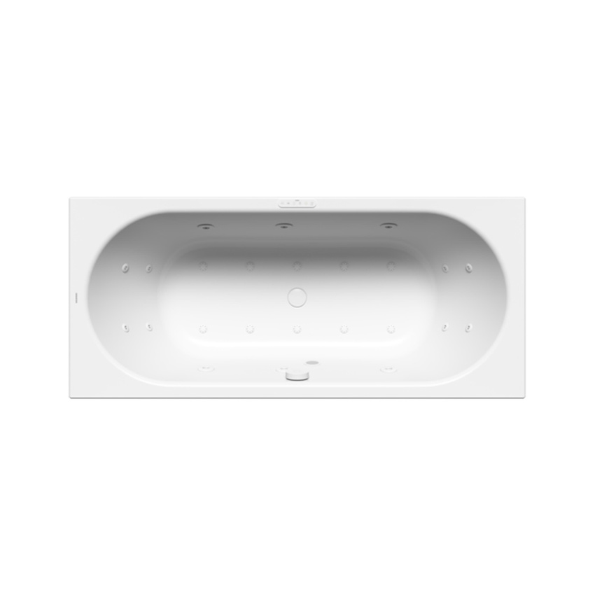 Immagine di Kaldewei CLASSIC DUO vasca rettangolare L.170 P.75 cm, con COMBIMASSAGE BODY & SOUL, in acciaio smaltato, colore bianco alpino 290760000001