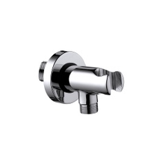 Immagine di Bossini Supporto doccia in ottone con presa acqua integrata, finitura cromo C12000000030003