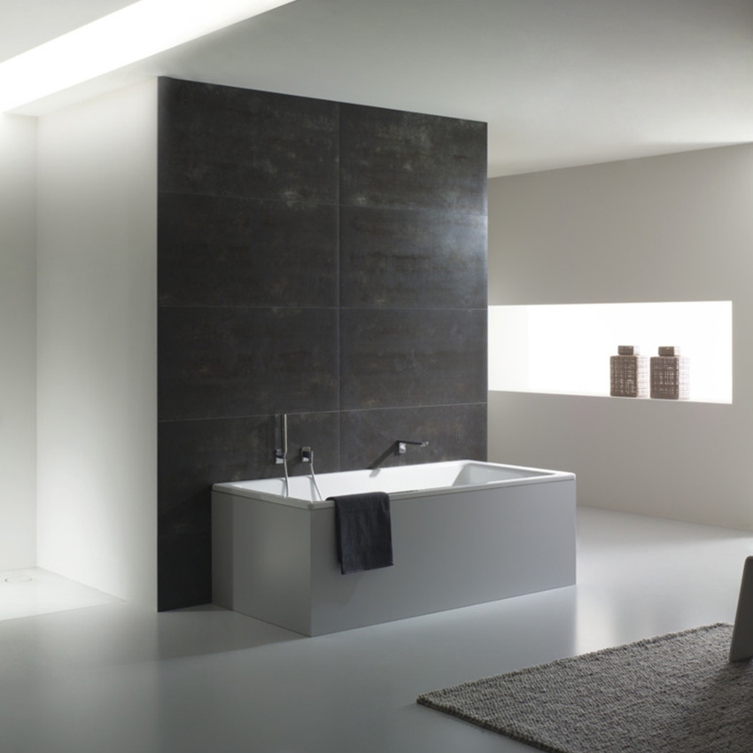 Immagine di Kaldewei PURO vasca rettangolare L.170 P.75 cm, con Airmassage Soul, in acciaio smaltato, colore bianco alpino 256260510001