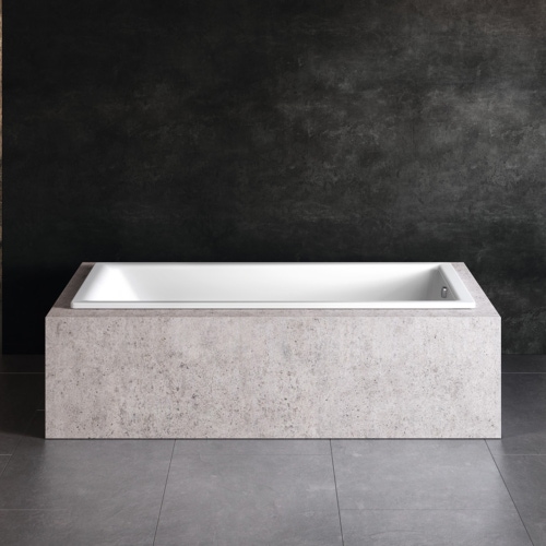 Immagine di Kaldewei PURO vasca rettangolare L.180 P.80 cm, con Airmassage Soul, in acciaio smaltato, colore bianco alpino 256360510001